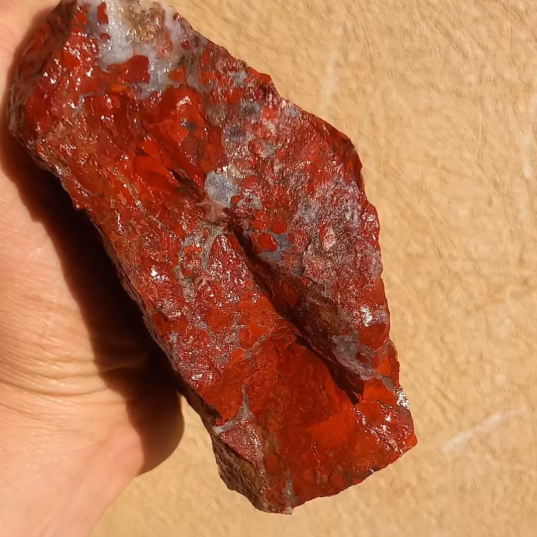 جاسپر قرمز سنگین مختص تراش مجسمه