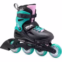 اسکیت رولربلید رویه هارد دخترانه مدل FURY G BLACK SEE GREEN