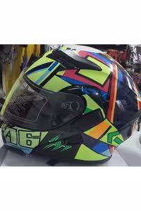 کلاه کاسکت موتورسیکلت چند رنگ JK20 JAW OPEN SUN VIZOR MIXED COLOR JK 902 ایمنی JK902AGV101 1650 50GR JK