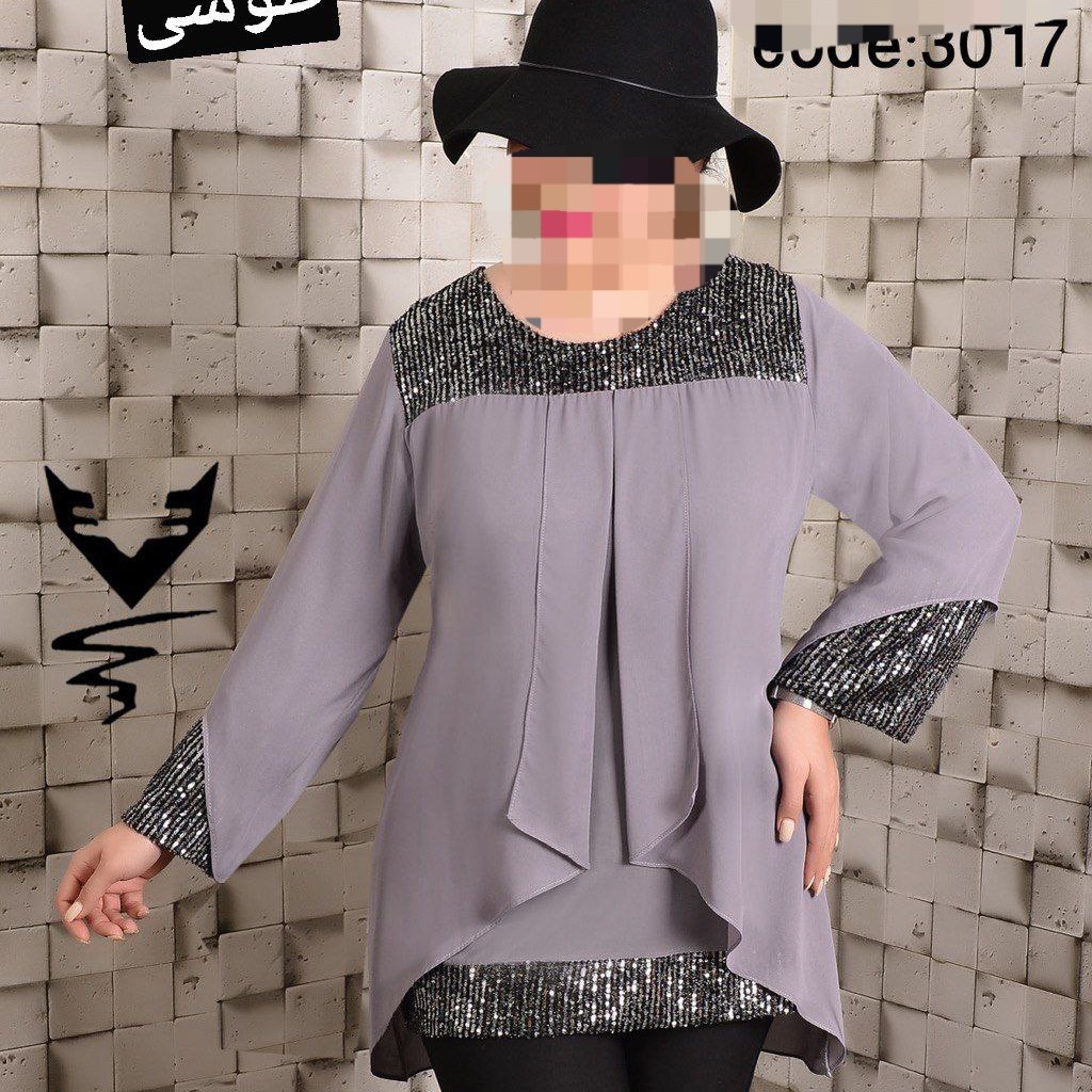 تونیک مجلسی قواره بزرگ
جنس حریر شیفون به همراه ریون کریستال و پولکی
سایز 48 تا 62