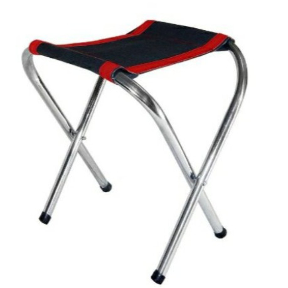 صندلی سفری تاشو فوم دار ضربدری پایه بلند  (پس کرایه)