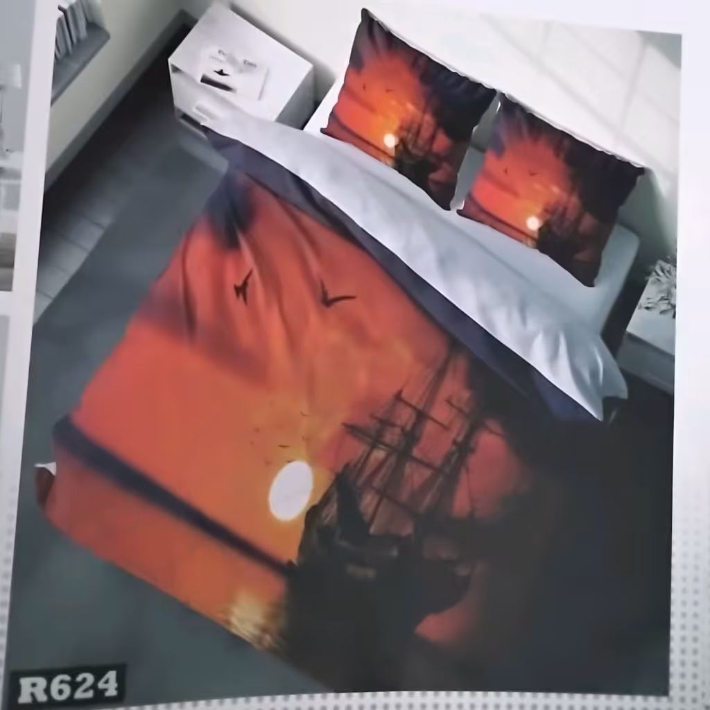 سرویس روتختی دو نفره 4 تکه کدr624 (پس کرایه)