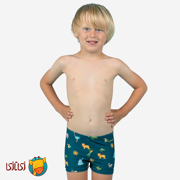 مایو بچه گانه نابایجی مدل Savanna Printed