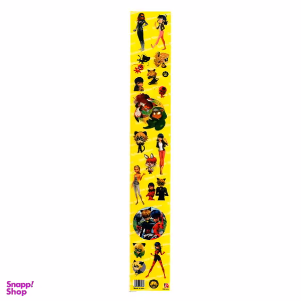 برچسب طرح دختر کفشدوزکی و پسر گربه ای کد 205 بسته 3 عددی