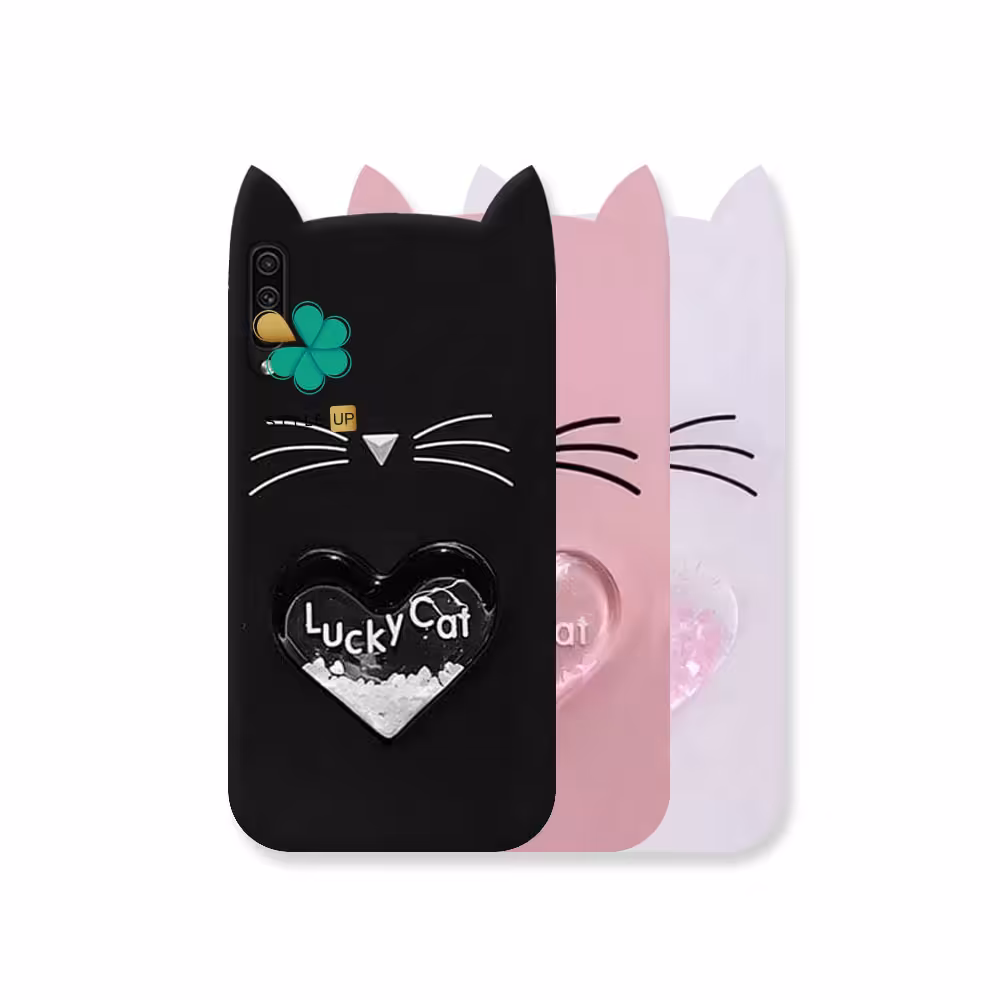 کاور آکواریومی گوشی سامسونگ Galaxy A70 طرح Lucky Cat