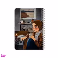 دفترچه یادداشت بامبیلیپ مدل چوبی طرح عصر یک روز معمولی کد 1589425