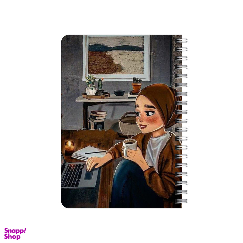 دفترچه یادداشت بامبیلیپ مدل چوبی طرح عصر یک روز معمولی کد 1589425