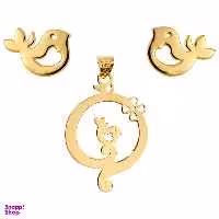 نیم ست طلای 18 عیار رزا مدل SG60