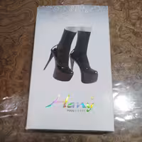 جوراب دوربع نخ 70(ضخیم) مشکی کفه دار برند هانی 