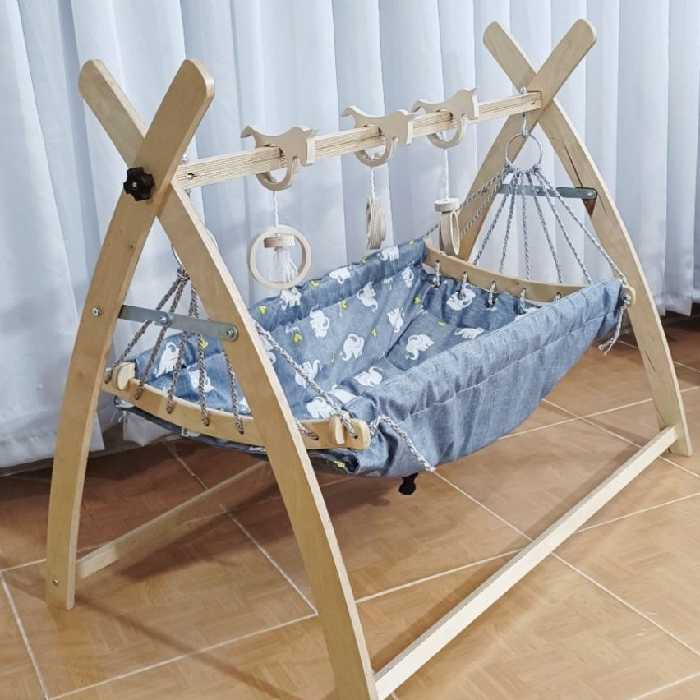 گهواره ننو چوبی سرخپوستی