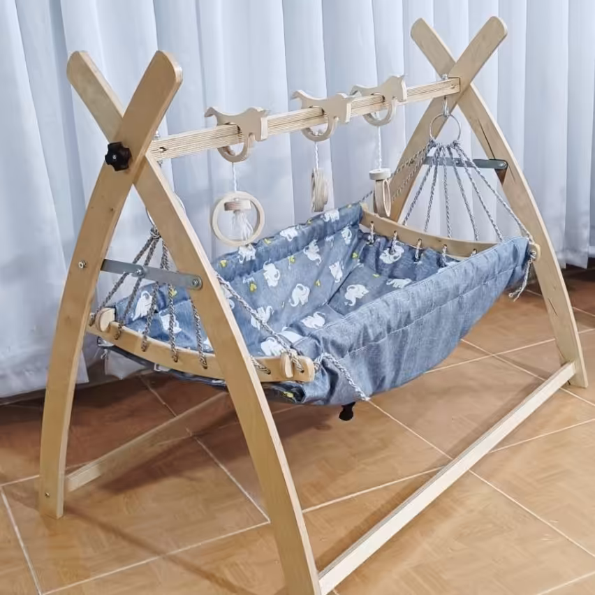 گهواره ننو چوبی سرخپوستی