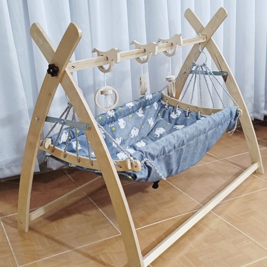 گهواره ننو چوبی سرخپوستی