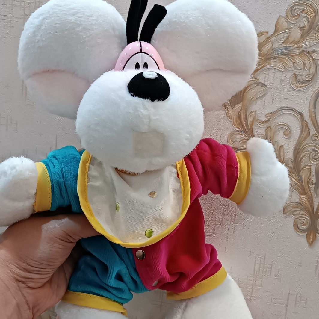 عروسک شخصیت کارتونی ، عروسک موش بامزه ، عروسک