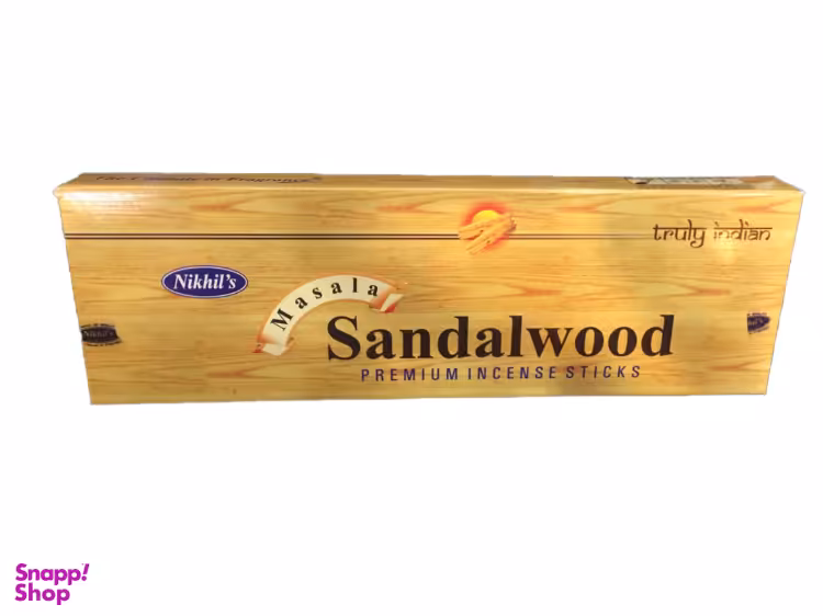 عود دست ساز ماسالا مدل چوب صندل وزن 50 گرم