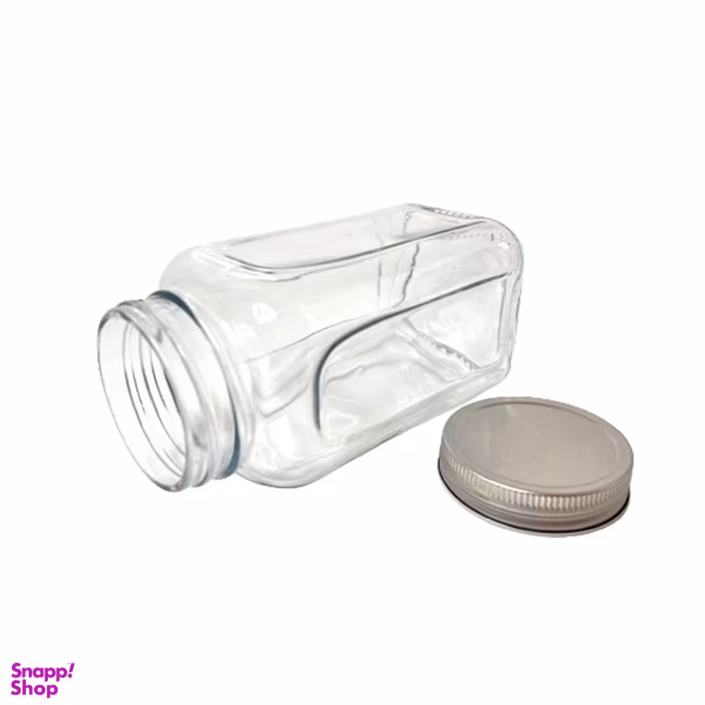 بانکه شیشه ای در فلزی بلور کاوه سایز 17 سانتی متر کد K17