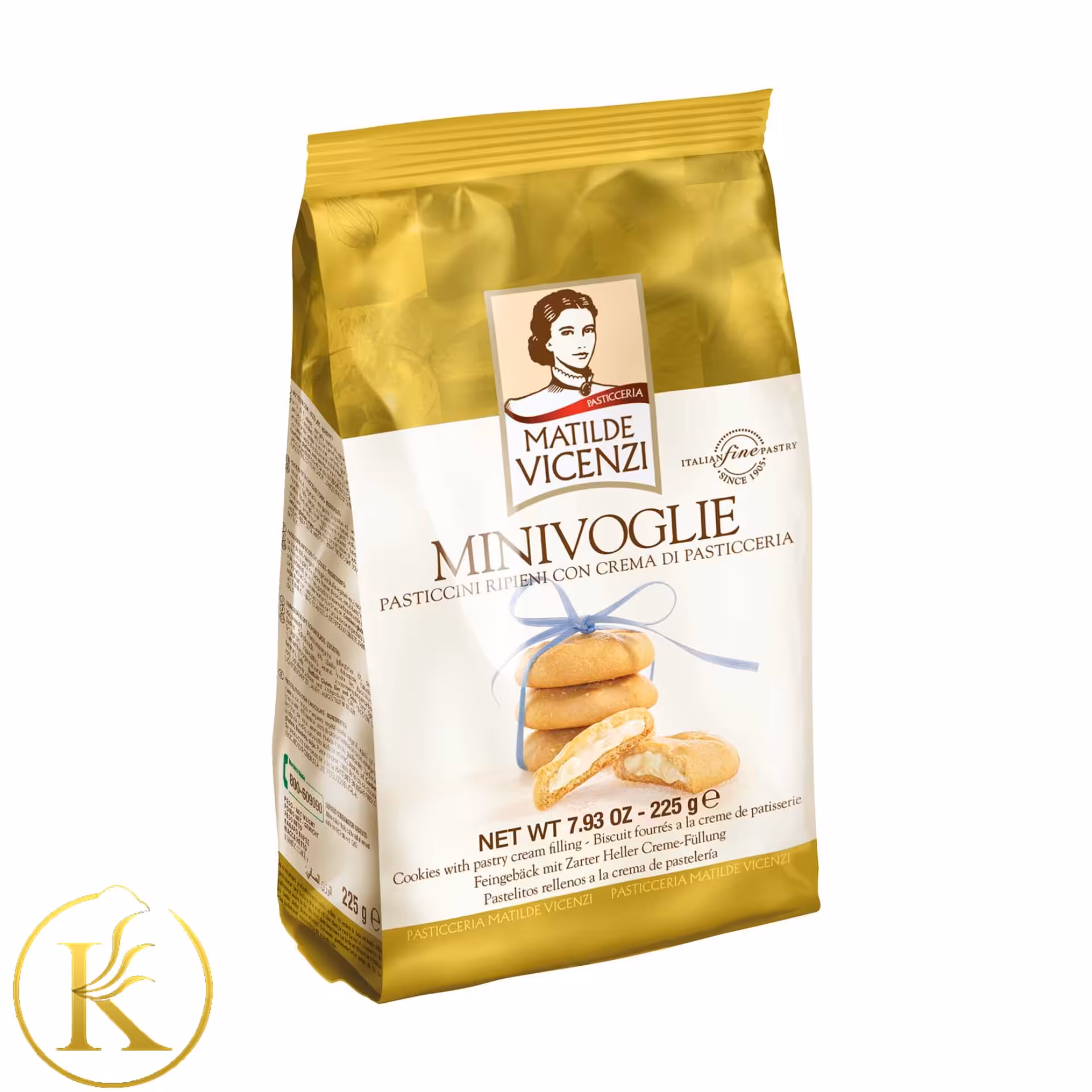 کوکی ساده مغزدار کرمی ایتالیایی ویچنزی

