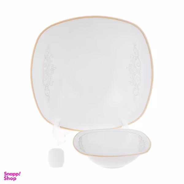 سرویس 9 پارچه انار خوری چینی زرین ایران سری کواترو مدل موناکو درجه یک