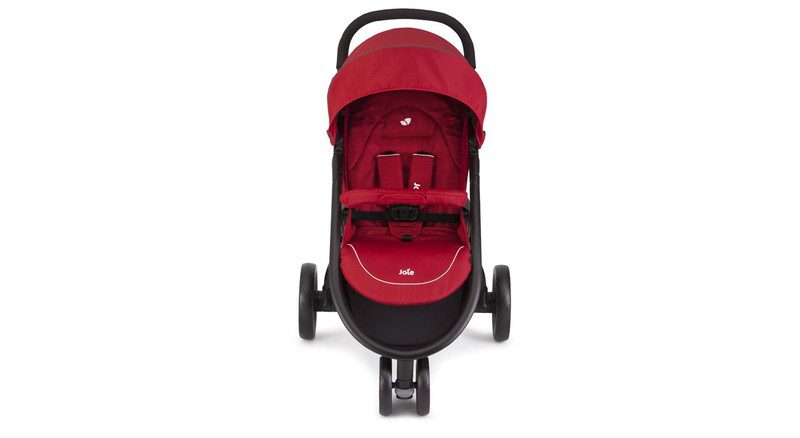 کالسکه سه چرخ قرمز جویی Joie Litetrax™ 3 Travel/Apple