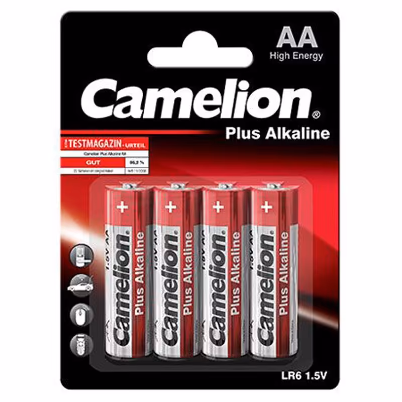 باتری چهارتایی آلکالاین  قلمی Camelion Plus Alkaline 1.5V AAA