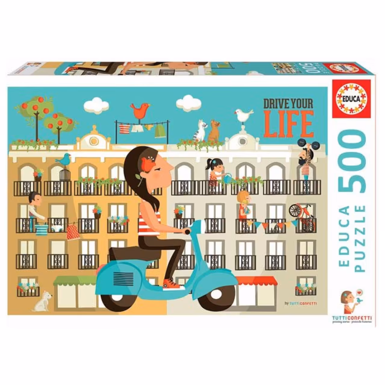 پازل 500 تکه ادوکا مدل DRIVE YOUR LIFE