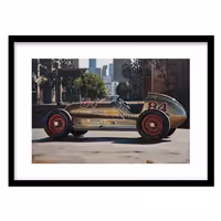 قیمت و خرید تابلو دکوراتیو مدل نقاشی خودرو کلاسیک کد 1298