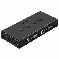 سوییچ  KVM VGA چهار پورت یوگرین CM154