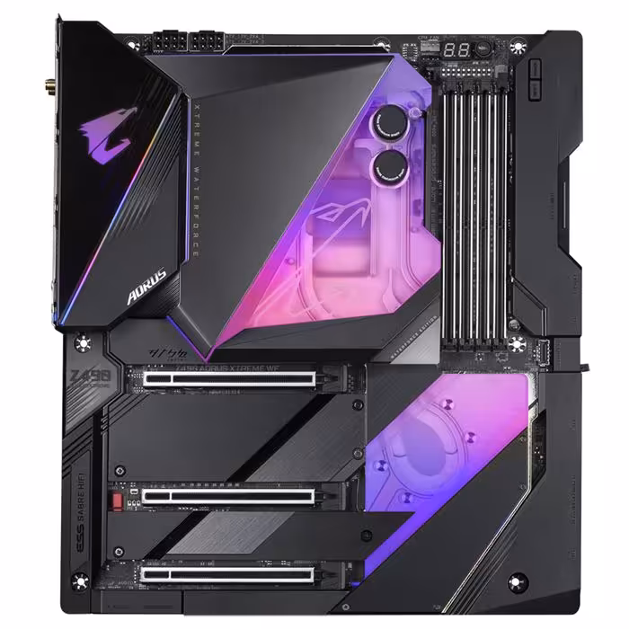 مادربورد گیگابایت مدل Z490 AORUS XTREME WATERFORCE سوکت 1200
