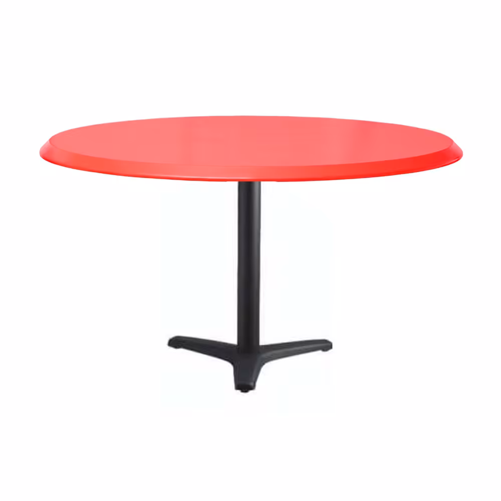 میز گرد نظری پایه سه پر چدنی