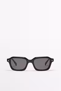 عینک آفتابی مشکی مردانه مستطیل اورجینال Massimo Dutti