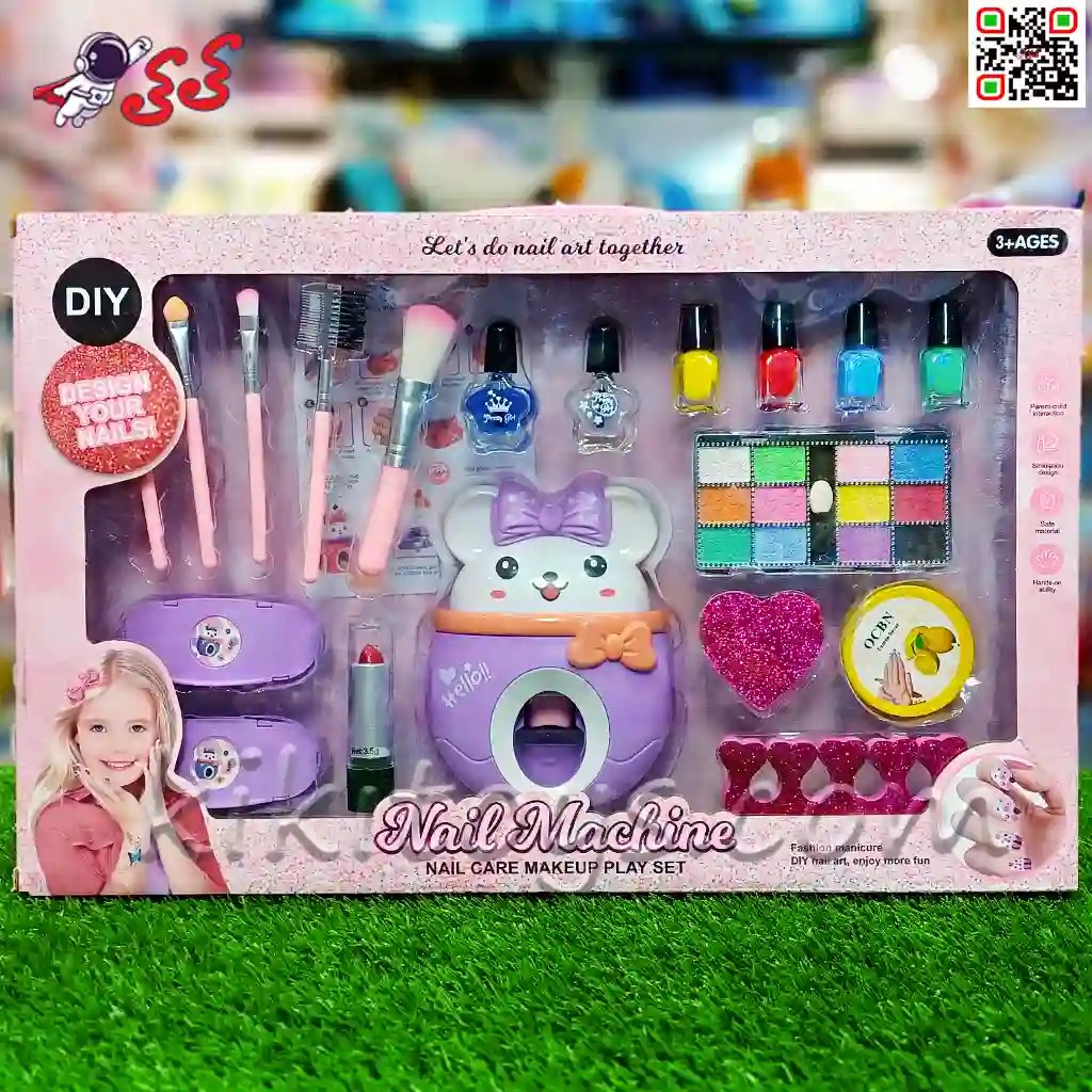 استمپر  اسباب بازی ناخن دست و ست آرایشی اورجینال Nail salon play set 862