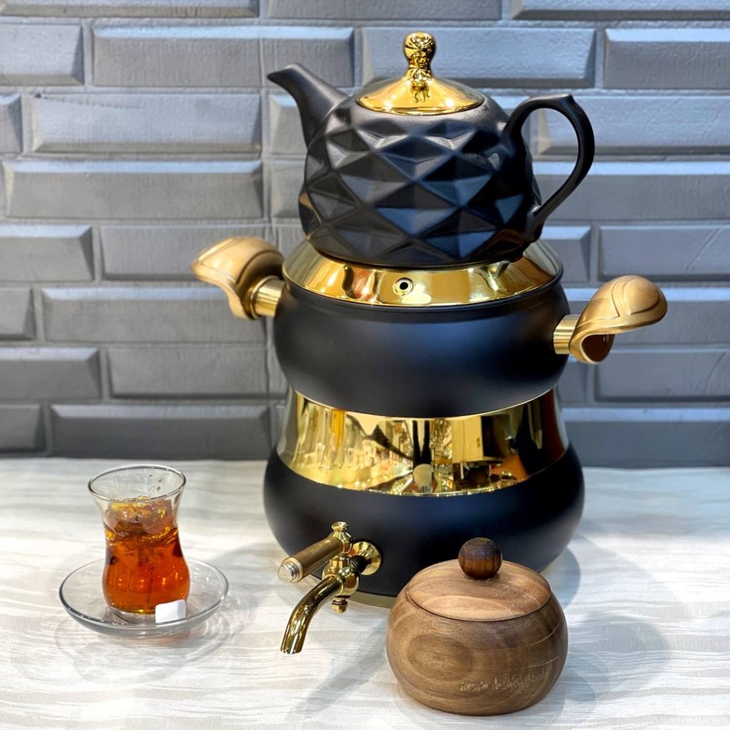 کتری قوری شیرداراستیل