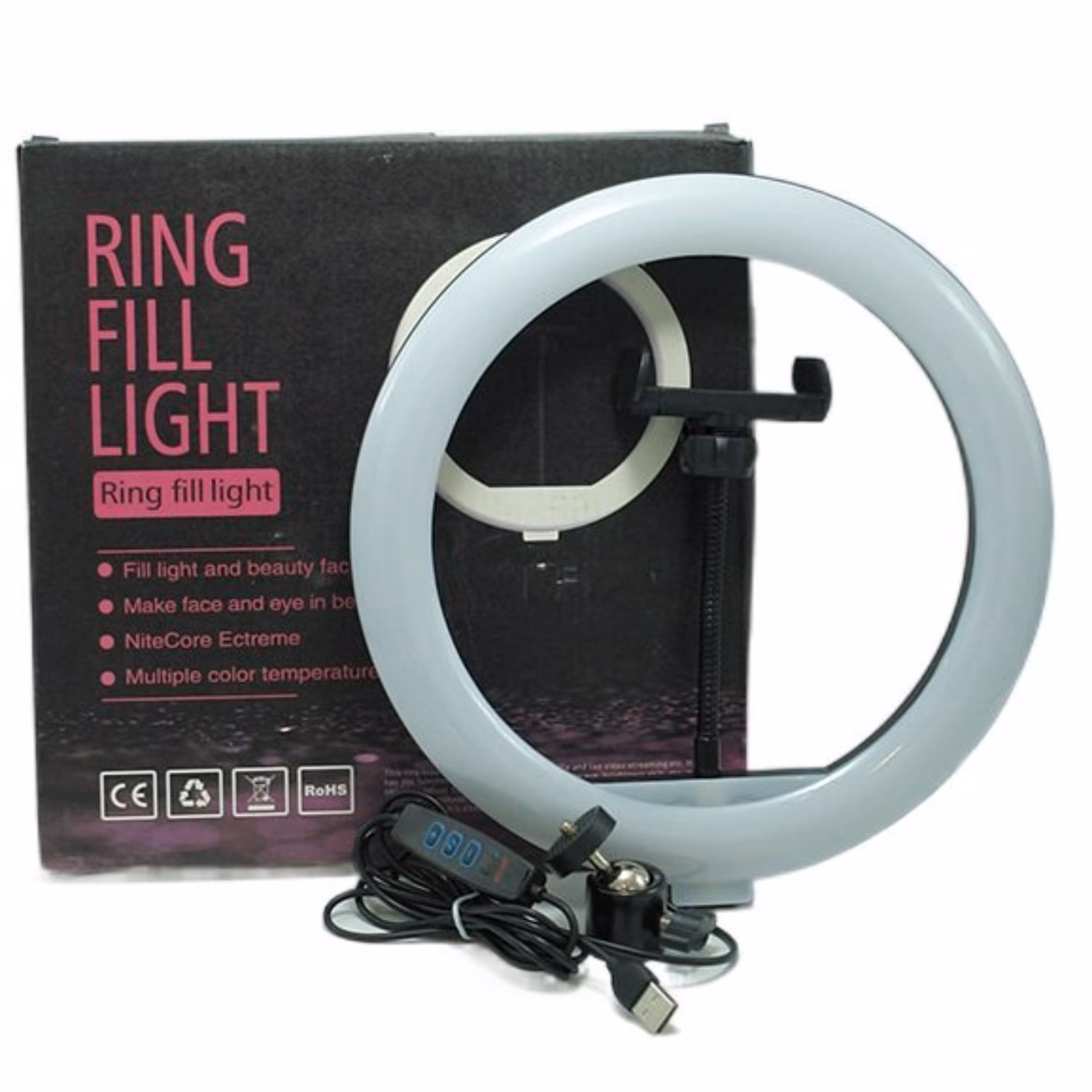 رینگ لایت 10 اینچ با پایه بلند