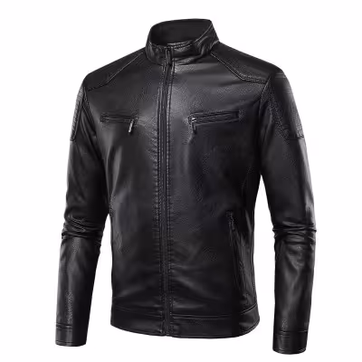 کاپشن چرم مردانه کد6202