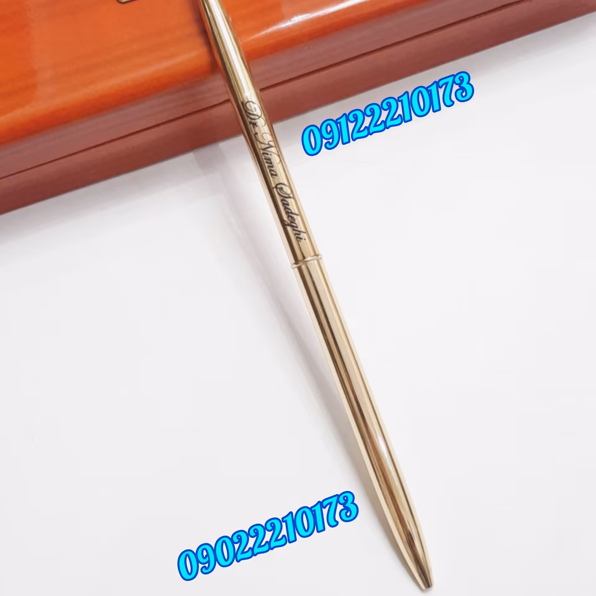 خودکار روکش طلا با جعبه اورجینال و شناسنامه اصالت کالا