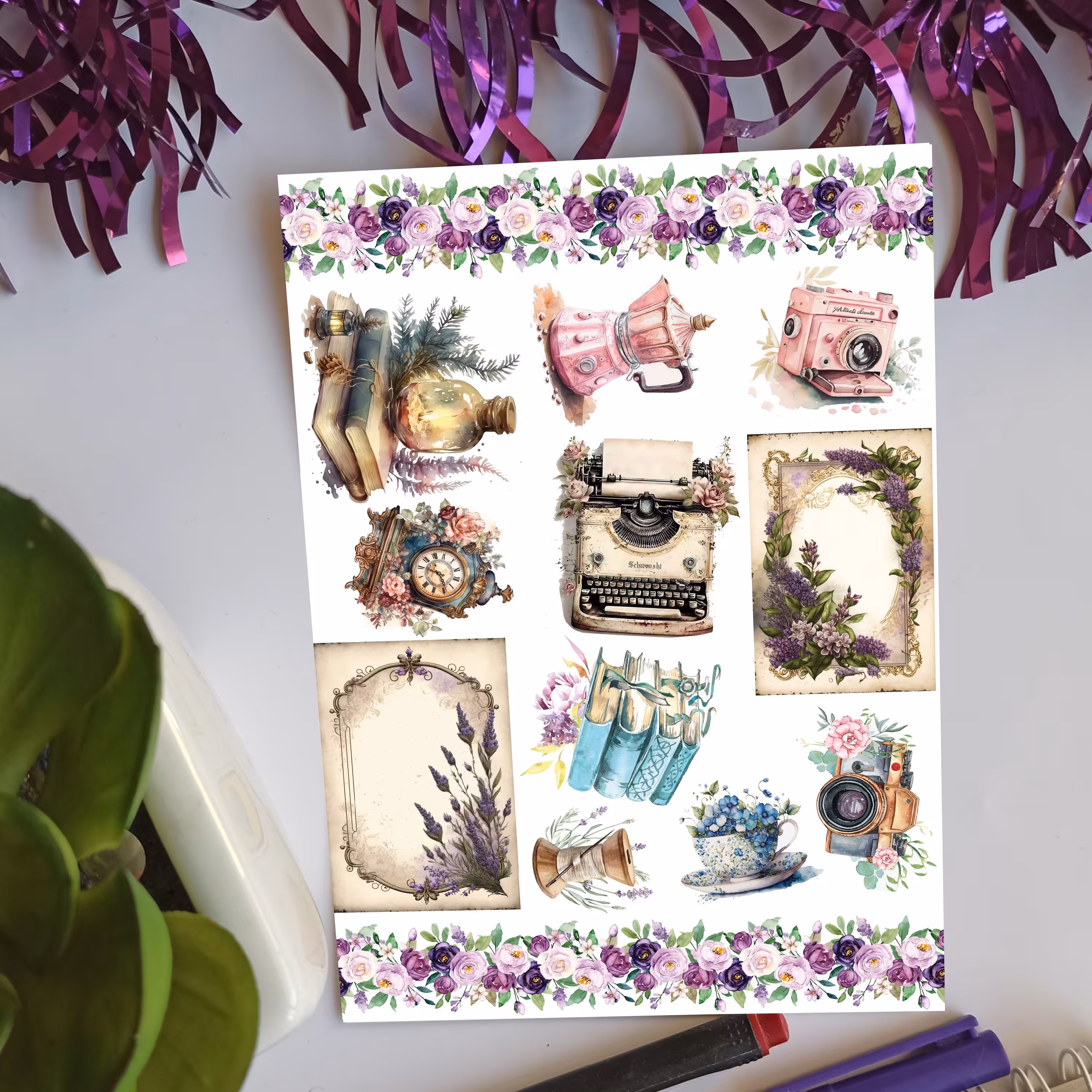 برچسب کتابخوانی و نویسندگی پشت چسبدار 