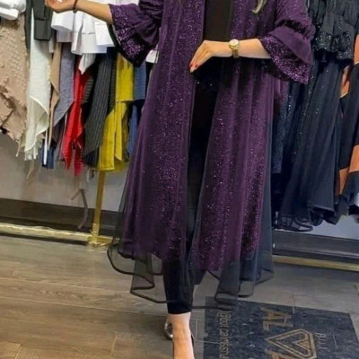 مانتو مجلسی لمه مدل فرشته nf