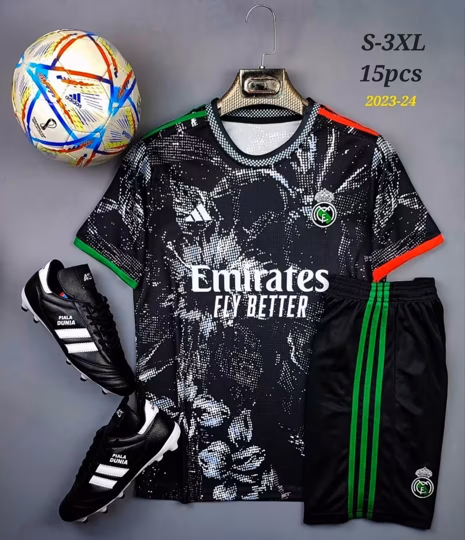 کیت رئال مادرید کانسپت فلاور (پیراهن شورت) ورژن هواداری