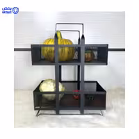 سبد سیب زمینی 2 طبقه مستطیل 6010