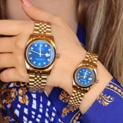 ست ساعت رولکس طلایی صفحه اقیانوسی