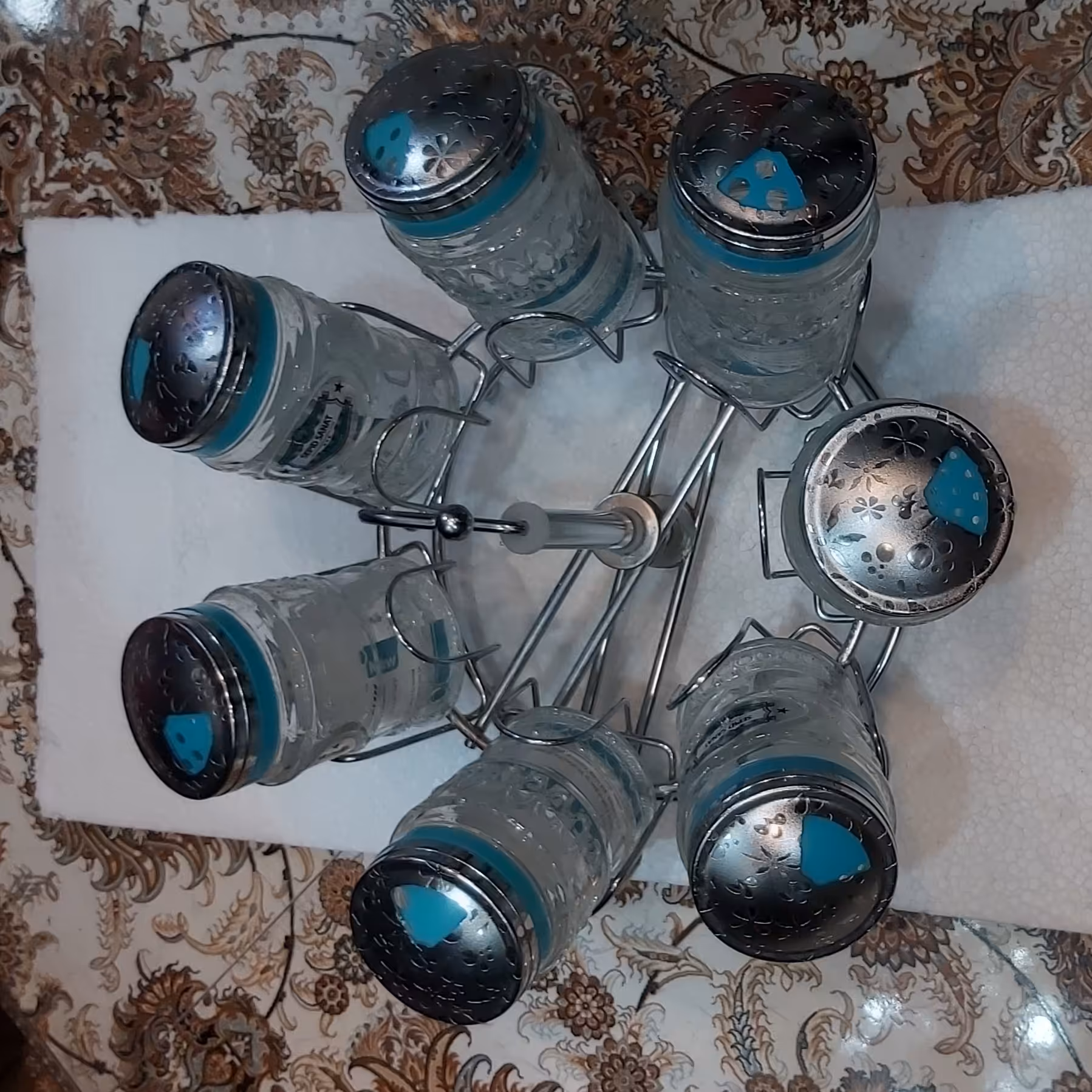 سرویس 7پارچه گردان رومیزی جدید