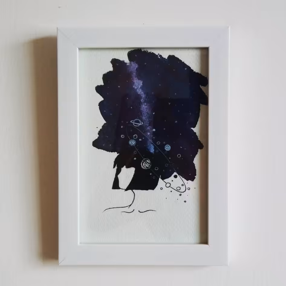 قاب آبرنگ طرح لئون