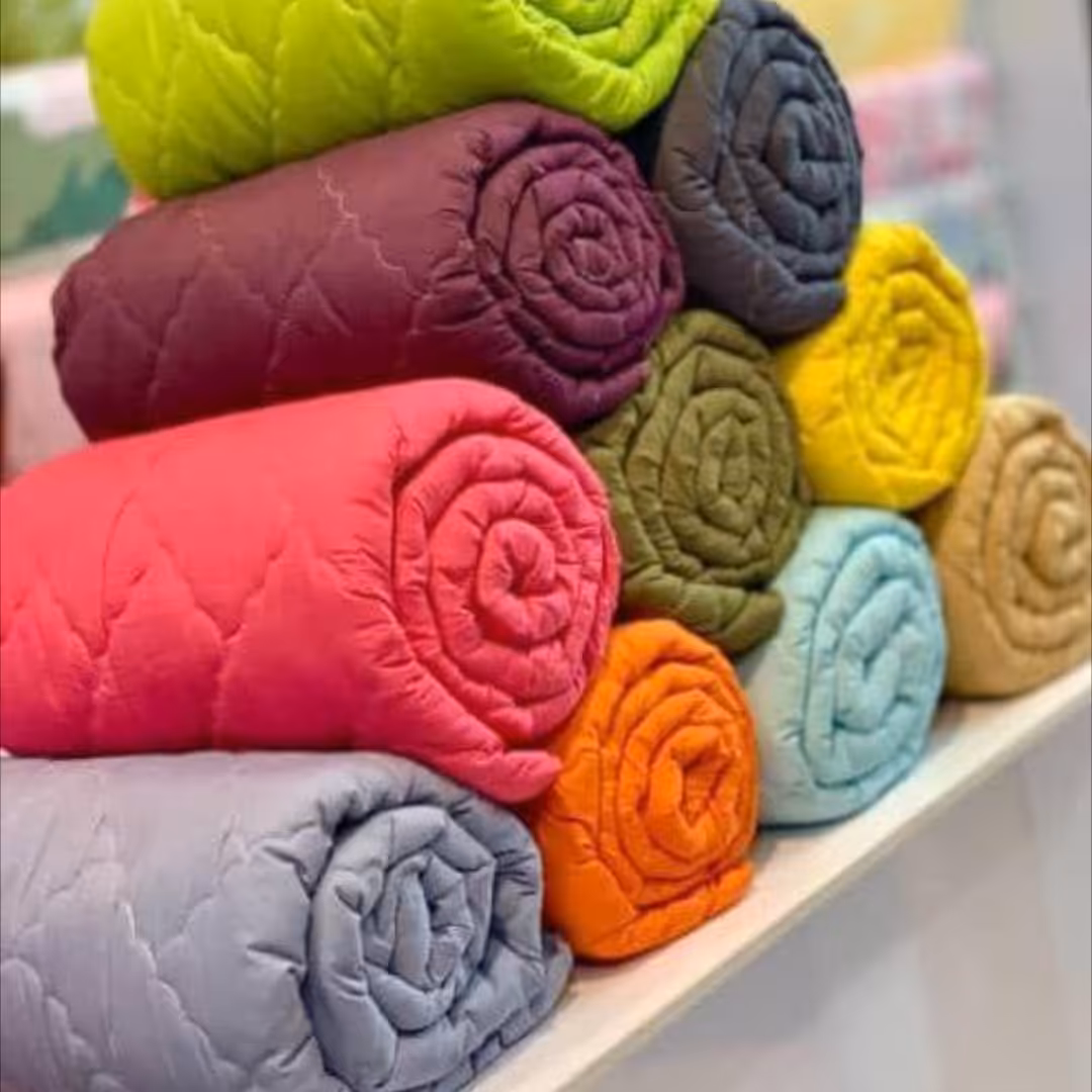 لحاف لایکودونفره پنبه دوزی ساده.لحاف پنبه دوزی.لحاف ساده