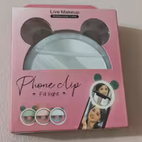 رینگ لایت سلفی خرسی رنگ قهوه ای همراه با سه حالت نوردهی  در اکسسوری و لوازم جانبی عطائی