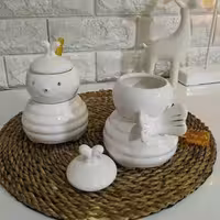 عسل خوری ظرف عسل مدل زنبور سرامیکی