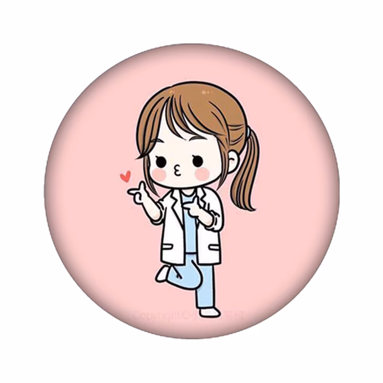 استیکر تزئینی موبایل مدل پزشک کد 1801