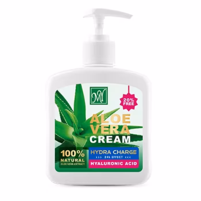 کرم مرطوب کننده پمپی آلوئه ورا مای My حجم 490 میلی لیتر