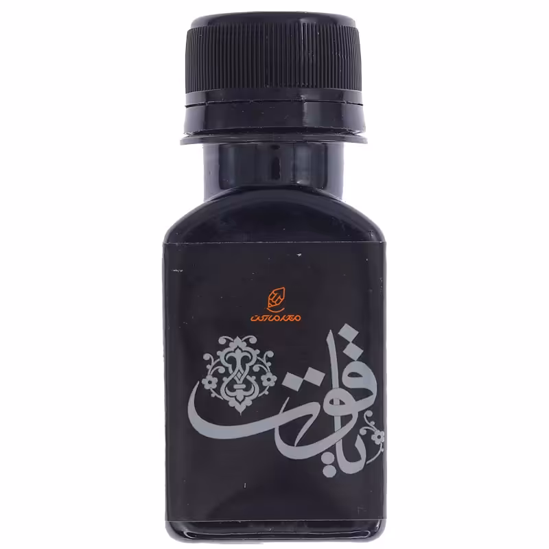 مرکب خوشنویسی مشکی 60 میل یاقوت نقره ای امیران