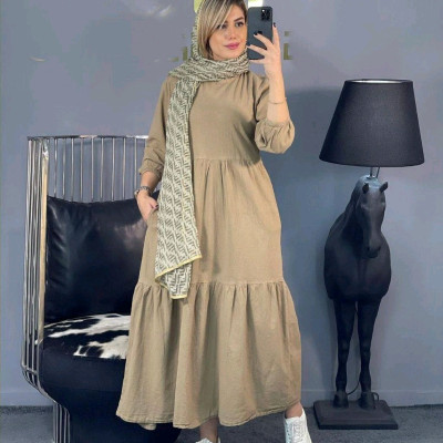 پیراهن ساحلی الیاف بلند