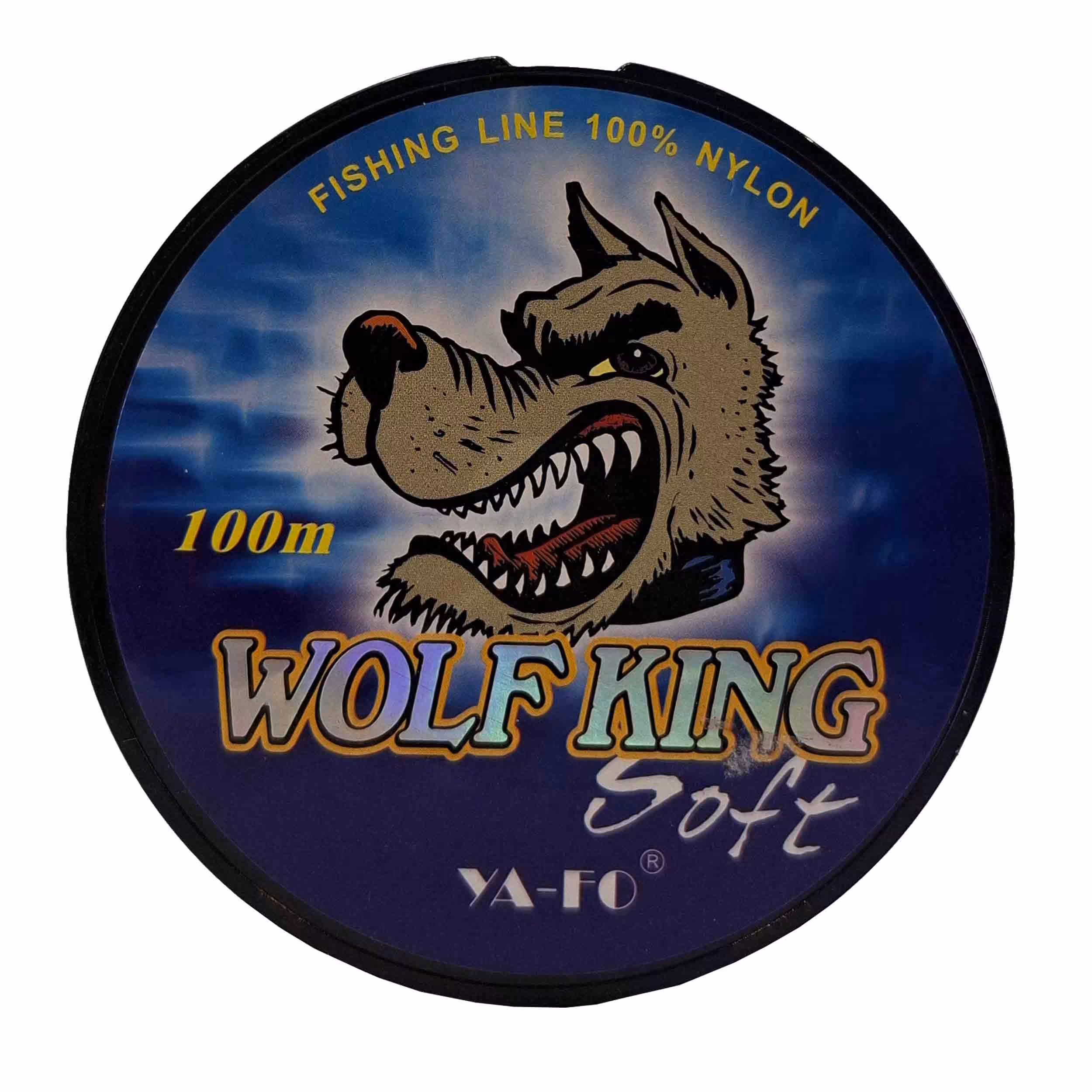 نخ ماهیگیری نایلونی یوفا Wolf king دودی 100 متری