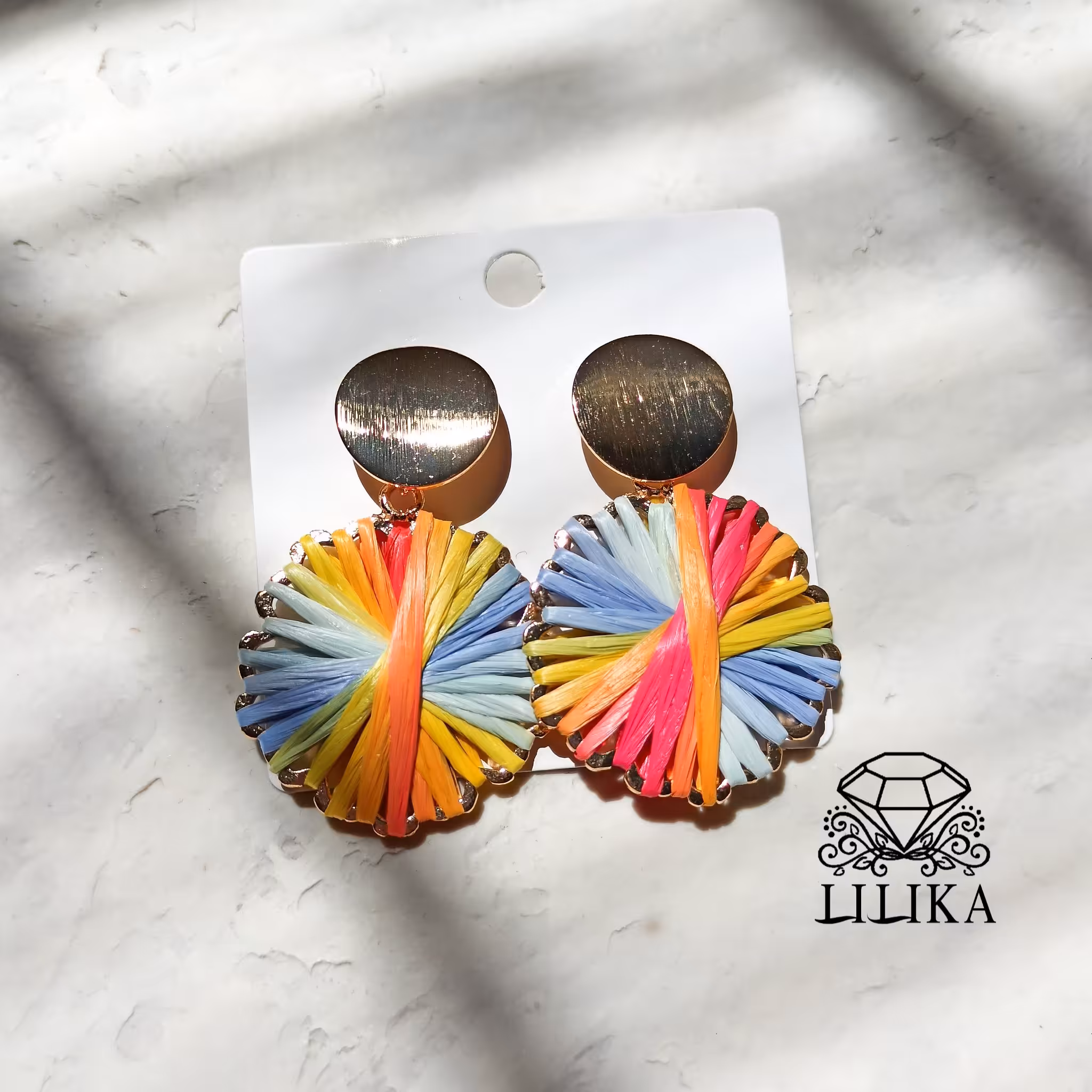 گوشواره رنگی